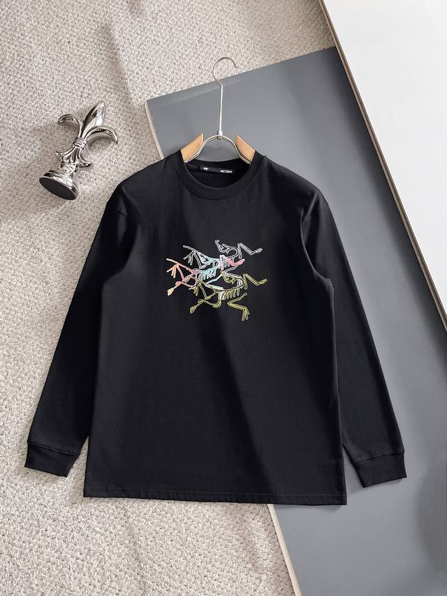 Arc 始祖鸟 2025年秋冬新品上新 三标齐全 圆领长袖打底衫 专柜码数：M-Xxxl 175 140建议L