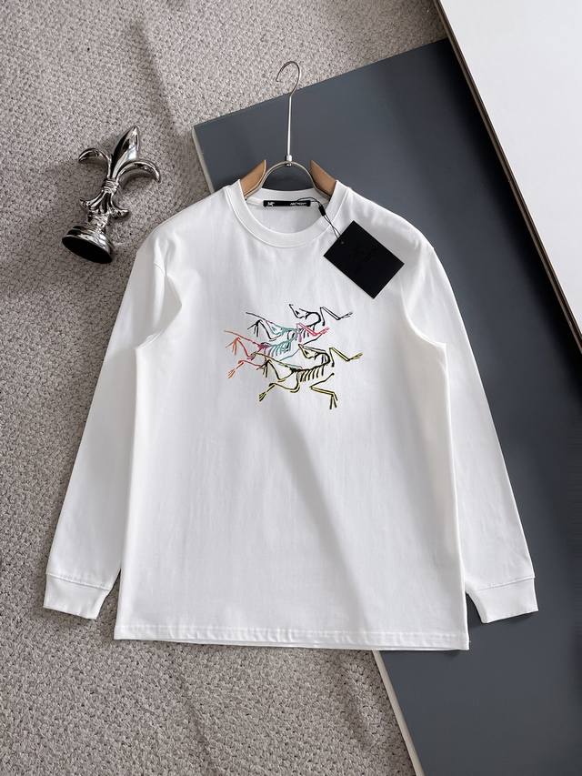 Arc 始祖鸟 2025年秋冬新品上新 三标齐全 圆领长袖打底衫 专柜码数：M-Xxxl 175 140建议L