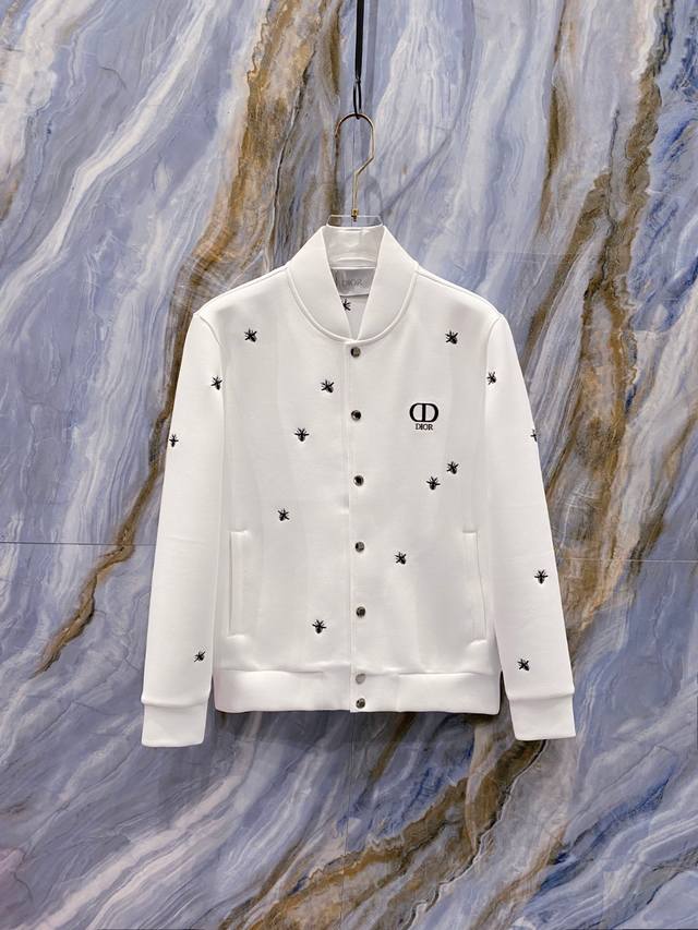 迪奥 2025秋冬最新爆款夹克外套 面料精选高支高密双股空气层长绒棉 手感超级舒服 Logo精选全进口环保材质 超级漂亮M-3Xl