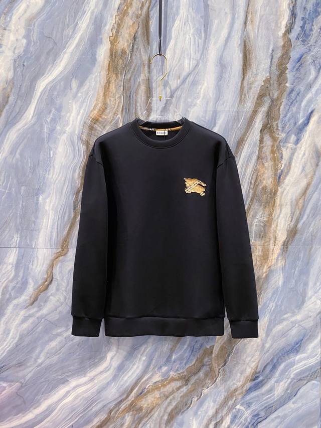 巴宝莉Burberry 新品 2025秋冬立体徽标刺绣套头太空棉卫衣 高端卫衣，极品原单！ 精简的时尚感,感受英式风格的独特气质.崇尚个性未来,青春,创意...