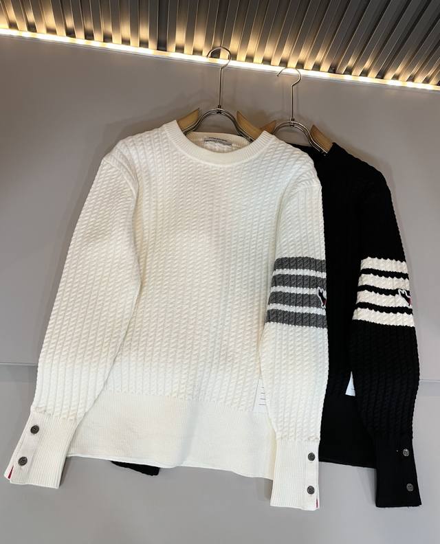 Thombrow*E汤姆*朗2025秋冬新款男女同款针织羊毛衫，今年的专柜新品，男女同款超软羊毛面料！时尚都市百搭款，今年必定超火爆，秋冬必备神器，质感独特，手