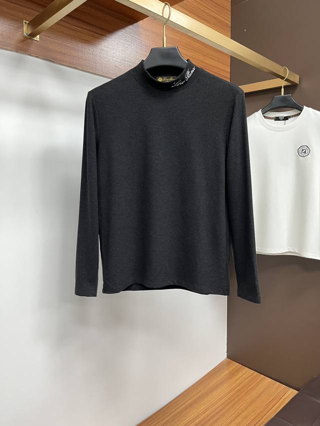 诺雅翩悠 2025秋冬专柜新款 时尚休闲打底衫长袖T恤，精选进口高密度双面拉架棉面料，精致原版Logo打造，舒适性与透气性兼优，柔软抗皱弹性和垂性极佳，无论是单