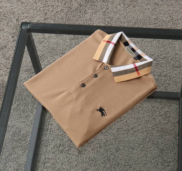 巴宝莉 独家专供新款原单男士polo长袖高端定制 高版本 时尚百搭爆款原版进口纯棉面料 胸前Logo图案设计 手感超柔软细腻 穿着亲肤舒适 高端精品 代工厂p精