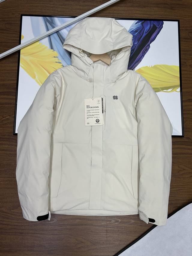 细节 ，高版本！三色可隆连帽款羽绒服 帽子可拆卸Kolon Sport可隆羽绒服男户外防泼水轻量鹅绒服防风透湿羽绒服原版1.1订单货，区别市面上普通版本 Kol