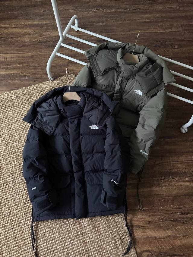 Tnf日版北面Ws Brooks Range Light parka加厚超保暖情侣款羽绒服，大兜帽可拆卸，下摆两侧长拉链 高端品质，款式简约大气上身高档，面料防