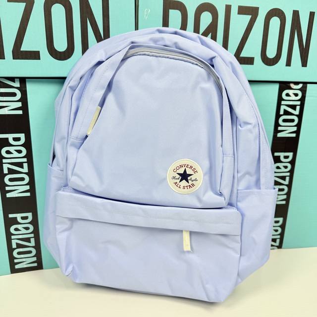 Converse匡威 男女同款简约百搭休闲双肩包时尚潮流大容量运动背包电脑包校园高中大学生书包 尺寸:46×32×12