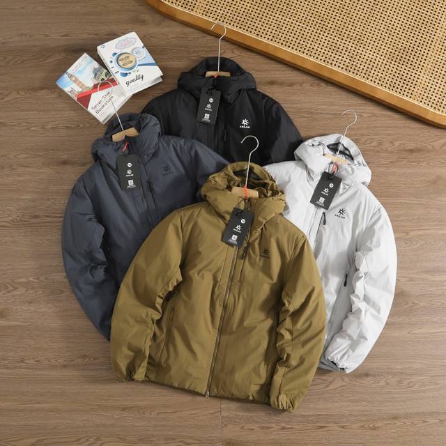 款上新 品牌：凯乐石 Kailas 尺码：M-L-Xl-Xxl-Xxxl 颜色：黑色-深灰色-卡其-浅灰色 类型：凯乐石户外登山防寒防风防水棉服 Logo工艺：
