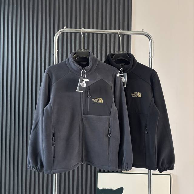 供 北面The North Face立领抓绒夹克外套 吸湿排汗户外登山徒步露营滑雪运动休闲骑行 立领单口袋摇粒绒羊羔绒加绒保暖情侣秋冬拉链夹克外套 男女同款 这