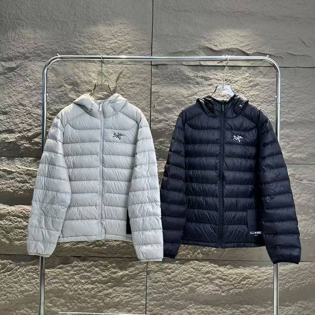 供 质感南方人的必备-始祖鸟排骨羽绒服Cerium 排骨2.0Arcteryx始祖鸟户外保暖排骨羽绒服 90绒填充 包过检版本 750蓬松度 田岛绣刺款轻薄连帽