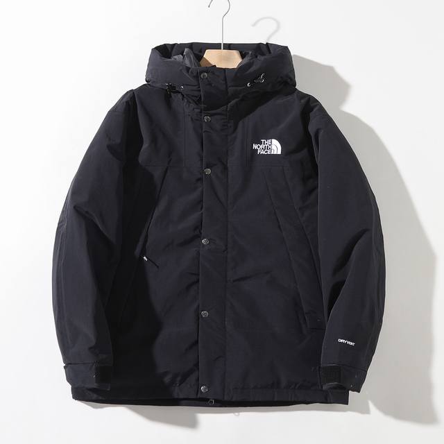 北面 The North Face Dryvent 系列鹅绒滑雪 防水面料 纯色拉链保暖连帽羽绒服 男女同款 起步蓬松度 不跑毛 Dryvent系列绒服辅料原版