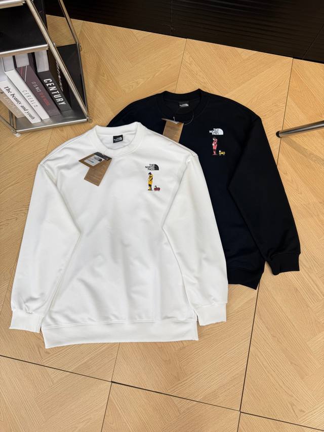 供 颜色：黑色，白色 尺码：M到3Xl 北面男女同款Uncle Belly合作系列针织卫衣新款Thenorthface 8Hnf 线上600+ 街头艺术家设计师