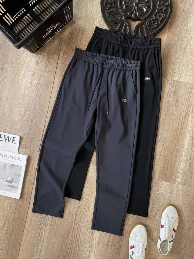 法国鳄鱼秋季新品银狐绒商务休闲通勤系列松紧腰西裤休闲裤广州溢达原厂流出 杭州银泰专柜在售1080本店秋季主推款，掌柜自留力荐！闭眼入！ 独家首映只有几百条 前门