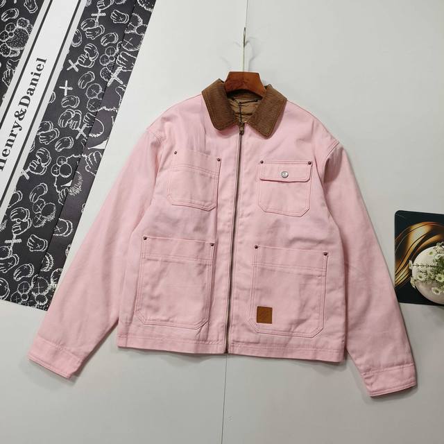 尺码46-52牛仔棉服 Louis Vuitton路易威登棉服外套 2025秋冬装新品工装多口袋驴家Lv棉服牛仔外套 正确版本棉服牛仔外套 这款独家牛仔棉服外套