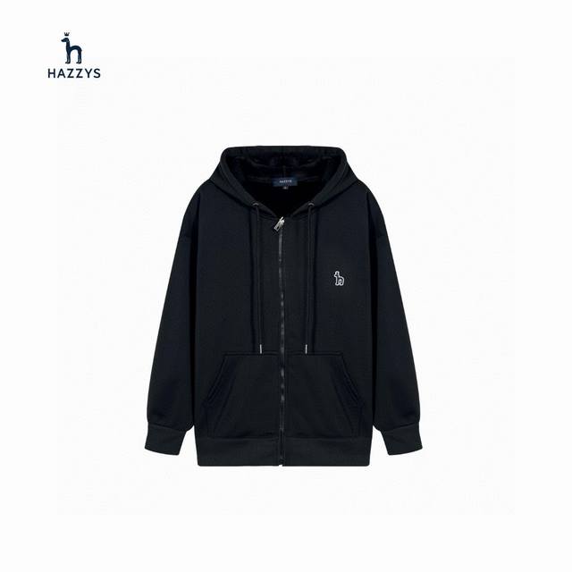 Hazzy 哈吉斯拉链连帽加绒卫衣，原单大货，高品质，看手感，看质量。内里纯正。看厚度也是一种享受。卫衣面复合的银狐绒。整齐划一，还是非常高端。内里单穿打底就可
