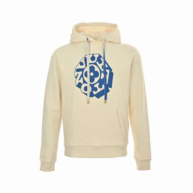 Louis Vuitton 路易威登 25Fw 立体花卉字母印花连帽卫衣 正品11100购入，定染360克平纹鱼鳞卫衣料，配套1*1拉架罗纹470克，胶浆印花，