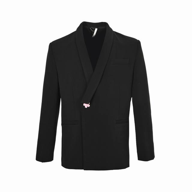 Louis Vuitton 路易威登 25Fw 粉花朵西装外套 原版24,400购入开发，耗时3个月从定织定染面料到开模定制辅料五金 全部按照原样逐一开发完成