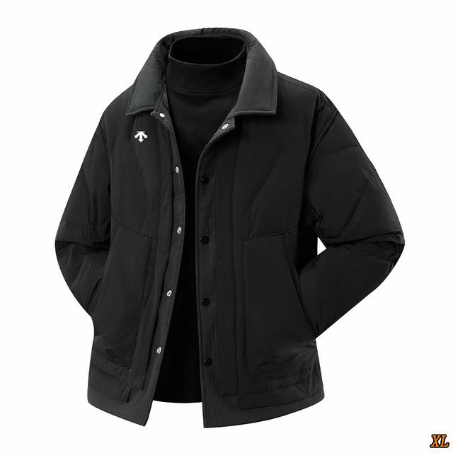 Descente迪桑特 独家实拍上新冬季高品质白鸭绒羽绒服加厚轻潮户外三防面料休闲翻领冷冬抗寒羽绒服外套，本季主打，货源充足，放心主推，高端品质，经典设计，做工