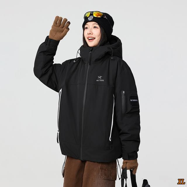 Arc’Teryx始祖鸟 独家实拍上新冬季高品质M-7Xl羽绒服时尚休闲冲锋衣工装白鸭绒连帽情侣外套宽松大码连帽羽绒外套，本季主打，货源充足，放心主推，高端品质