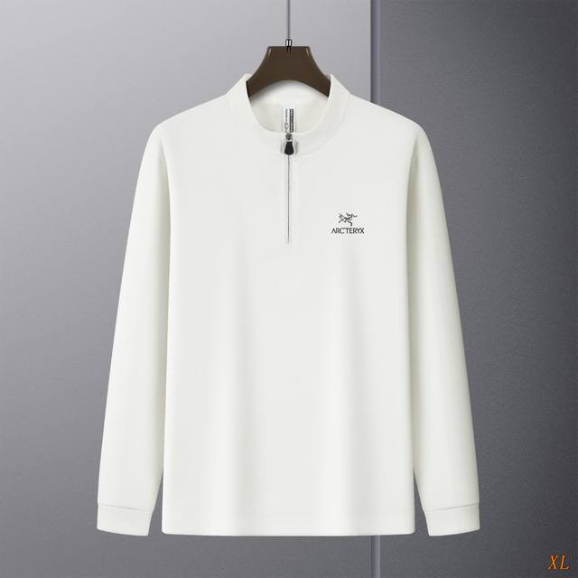 Arc’Teryx始祖鸟 独家实拍上新秋冬高品质260克曼巴棉宽松立领纯色卫衣半拉链长袖T恤上衣，本季主打，货源充足，放心主推，高端品质，经典设计，做工出色，经