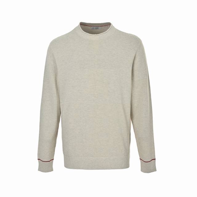 Brunello Cucinalli Bc帆船提花针织毛衣 本产品跟据原版采用百分百长绒棉，整件使用德国进口6.2针型元宝针针法编织，对照原版颜色对色定染，做到