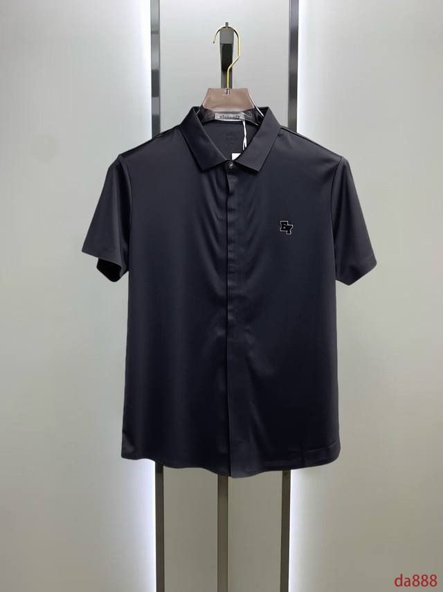 Eleventy 高端商务 白领 单位人士必入单品！ 无痕压胶冰丝休闲商务短袖衬衫，科技面料，冰丝无痕，体感非常棒，手感顺滑质感很棒！弹性好，无任何束缚感，面料