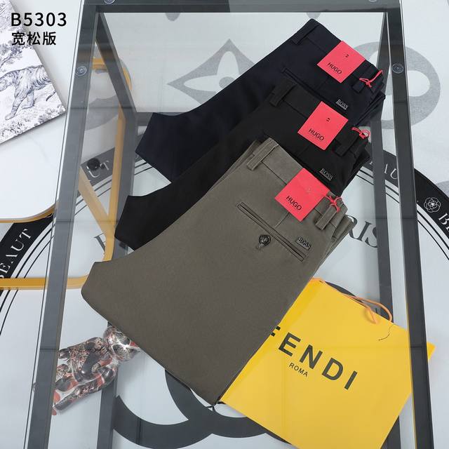 秋冬 商务宽松版 款号：B5303-2藏青 尺码：29一42