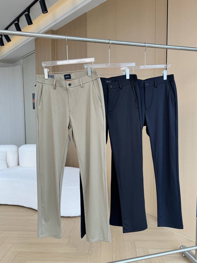 Zegna 杰尼亚 纯色松紧腰运动男士百搭休闲休闲西裤长裤 2025春夏新款，官网同步 时尚优雅设计时尚原单休闲裤品牌全新推出系列，设计师团队精心研发，独家发售