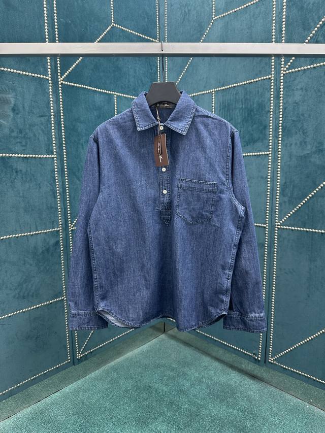 Lp 25Ss新款Evie 半宽角领纽扣衬衫长袖，高版本！ 码数：S.M.L.Xl.