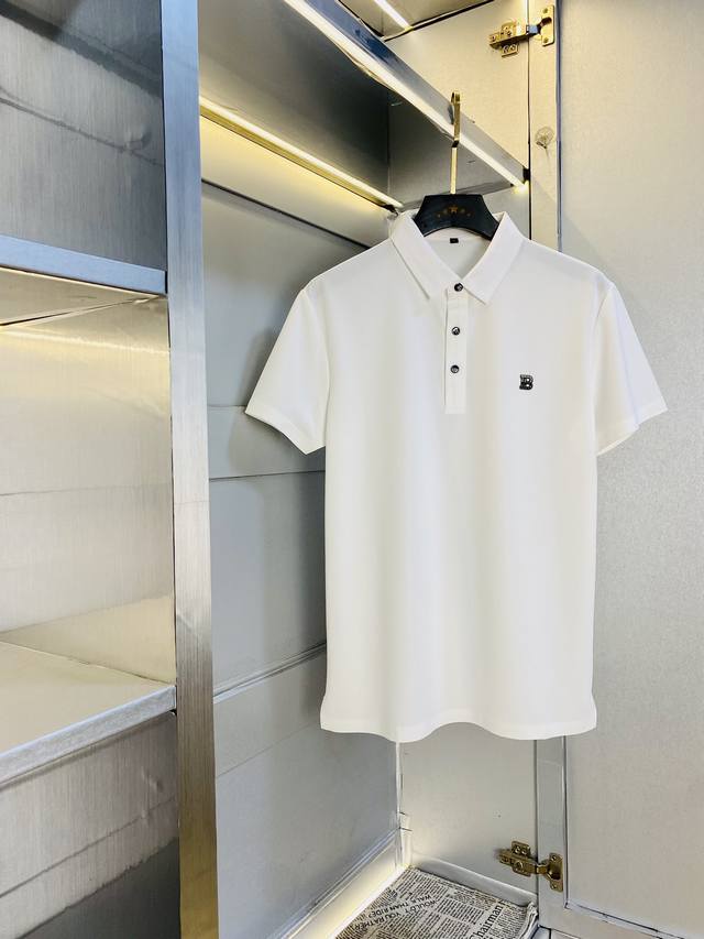 原单货可穿220斤 巴尔曼Balmain 原单品质 2025最新款 男装翻领短袖T恤polo衫 高级印花做工！精选专柜订制顶级双丝光珠地棉进口面料 所有细节做工