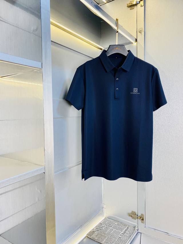 原单货可穿220斤 纪梵希Givenchy 原单品质 2025最新款 男装翻领短袖T恤polo衫 高级印花做工！精选专柜订制顶级双丝光珠地棉进口面料 所有细节做