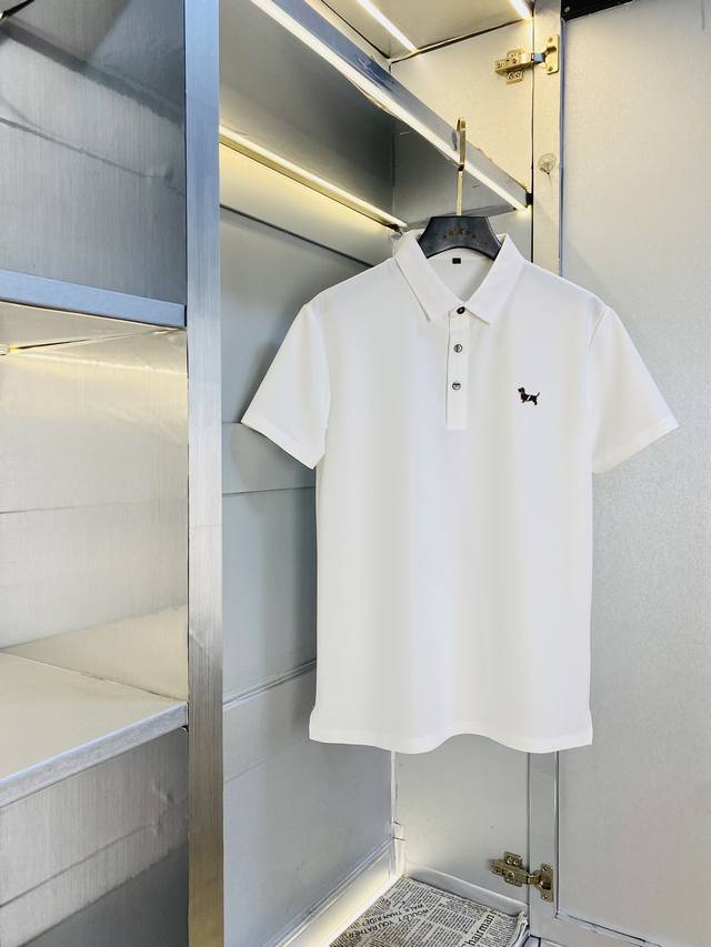 原单货可穿220斤 汤姆布朗Tb 原单品质 2025最新款 男装翻领短袖T恤polo衫 高级印花做工！精选专柜订制顶级双丝光珠地棉进口面料 所有细节做工完美1比