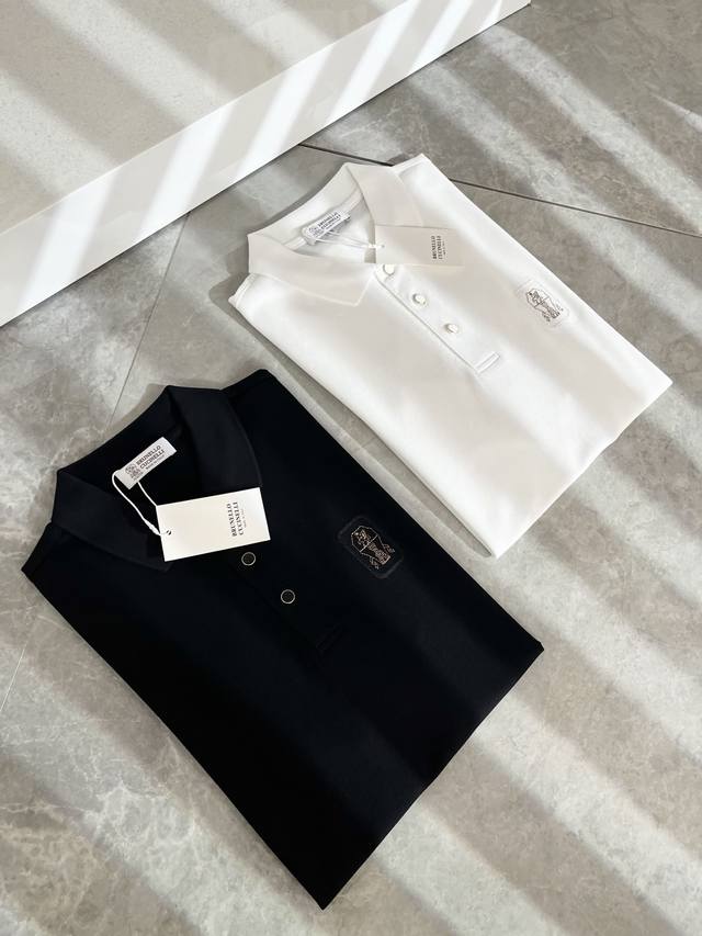 Bc-Brunello Cucineli 2025春夏新款男士短袖polo衫，众多明星都爱穿的时尚百搭单品！胸前Logo压胶超级好看,喜欢经典简约的朋友,一定不