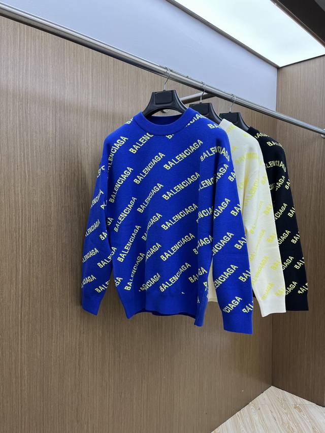 秋冬 Bbg 毛衣 火啊2025秋冬最新系列，专柜1:1顶级复刻，全品相！潮人必备单品！懂货的老铁赶紧下手，Bld面料：羊绒10%羊毛60%氨纶30% 尺码 M