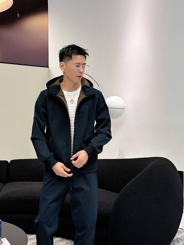 套 杰尼亚套装上身图Jb16