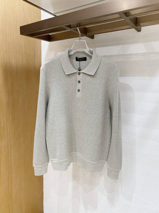 秋冬新款25Ss Loro piana 诺悠翩雅 老钱风 高端羊毛混纺毛衣 三色 码数：M-3Xl 48-56 型号：Jx7020Fzl