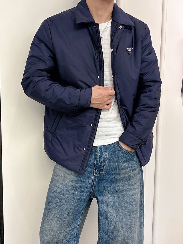 棉服 蓝色上身图Jb16