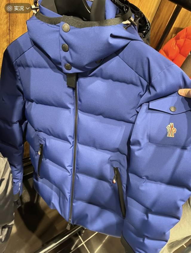 Moncler Montgetech高端男士短款羽绒夹克外套.柜台实拍展示.三色同步在售中.