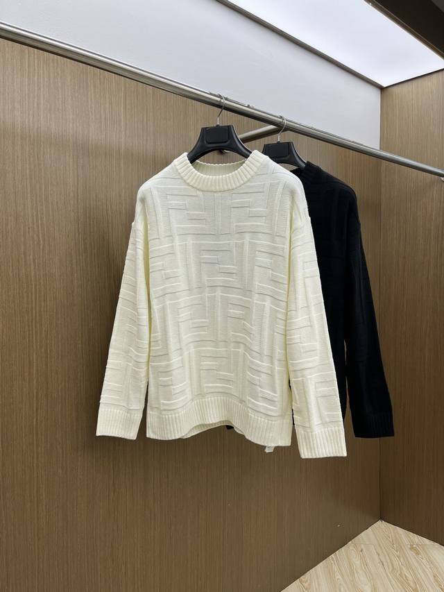 秋冬 Fd 2540毛衣 2025秋冬最新系列，专柜1:1顶级复刻，全品相！加厚款，时下最流行的老钱风，老板必备单品！懂货的老板赶紧下手Bl D面料：100%羊