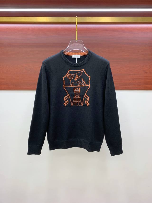 Bc布鲁提25Ss秋冬 新品 毛衣专供狠货，进口原版科技羊毛精纺！精细针织一体，色彩混织纯手工技艺呈现 档次极高，凸显衣着品味与奢华 工艺精湛！定制原版工艺螺纹