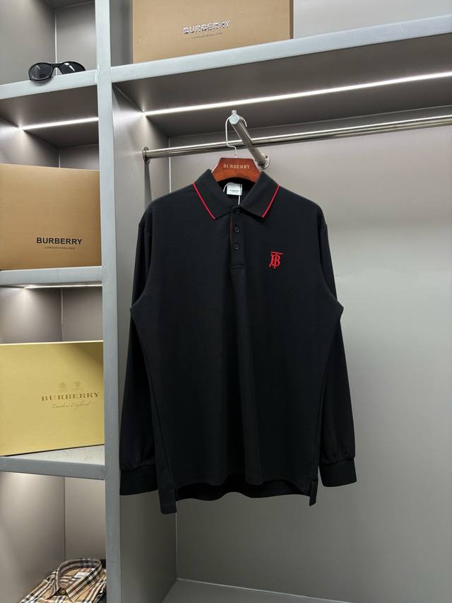 标志性条纹开襟珠棉质长袖polo 衫 最新爆款男士开襟条纹装饰驾到，同步官网发售，超奢气质效果，焕新标识Logo刺绣设计，男士女士日常商贸休闲必备款。 这周带来