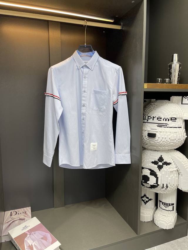 汤姆布朗 Tb.* 百搭臻品系列产品！高端定制高支棉面料商务休闲衬衫 春夏新款男士学院风格子衬衫，顶级洋行渠道货，纯正血统品质，25年春夏新品，口碑化经典产物！