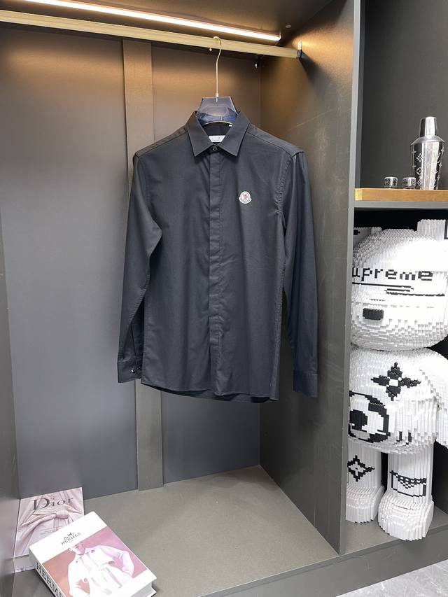 Moncle*蒙口* 百搭臻品系列产品！高端定制高支棉面料商务休闲衬衫 春夏新款男士学院风格子衬衫，顶级洋行渠道货，纯正血统品质，25年春夏新品，口碑化经典产物