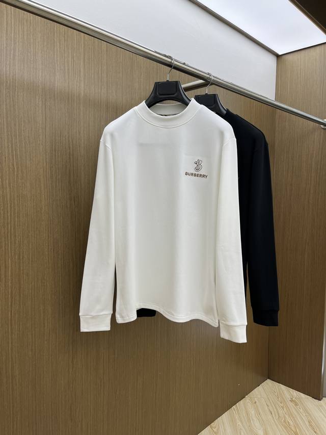 秋冬 Bbr 25Ss秋季 新品 新款贸易订单圆领长袖网红款！上身舒适透气，不僵硬，整体有着丰富的立体感，品质出口订单，满足通勤人们对于着装的简约需求，上身效果