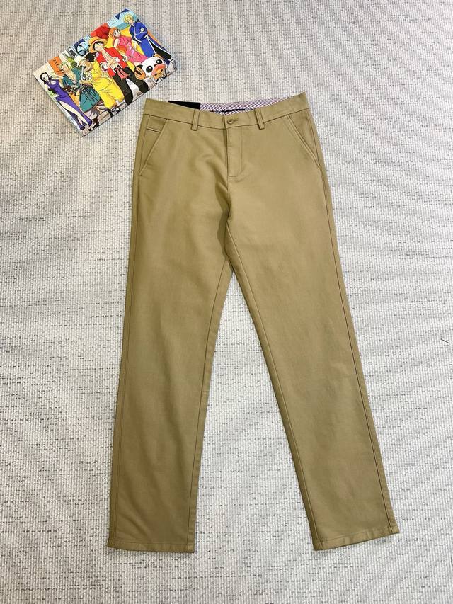 Tommy 汤米 休闲裤 西裤2025Ss秋冬新款 高级定制裤子专用面料 定制原版五金 重工工艺打造 车工走线精细 定制面料 柔软舒适 质感显著 辅料精美 上身