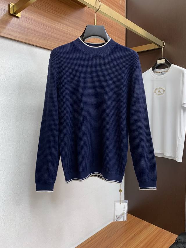 Lp 诺悠翩雅 2025Fw男士秋冬毛衣 商务圆领打底外穿毛衣 针织衫休闲日常穿搭单品！上身修饰身形、定制面料将时装美学和新都市商务休闲概念完美融合，不同风格任