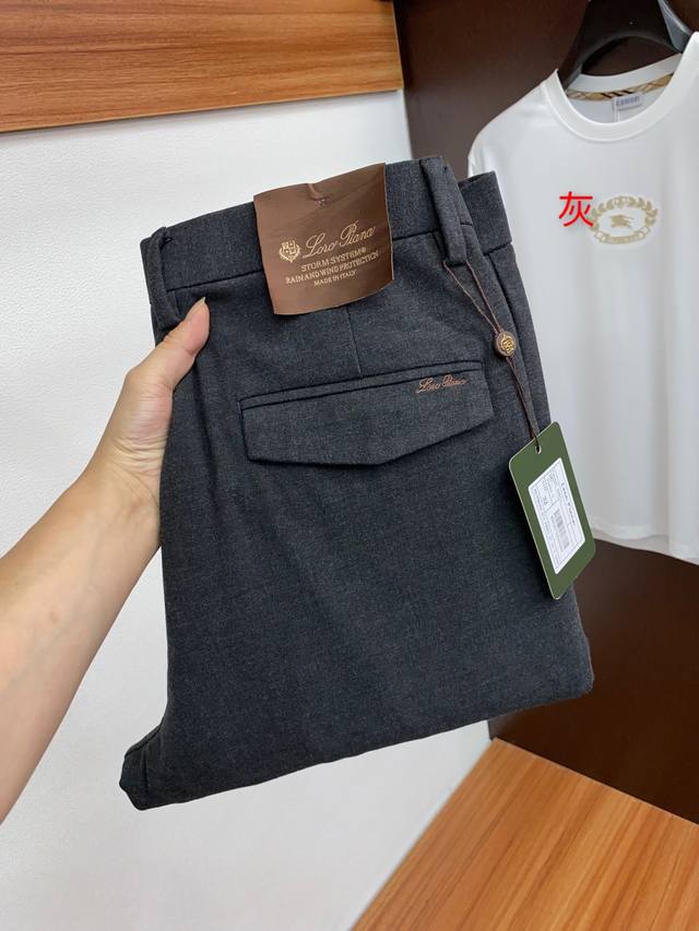 Lp 诺悠翩雅 2025Ss早秋 新品 原单男士西装休闲裤 每季必出的类型，无需质疑的热卖王牌单品，符合四季最佳的搭配色号 整体的风格延续了Slp的基调，通体融