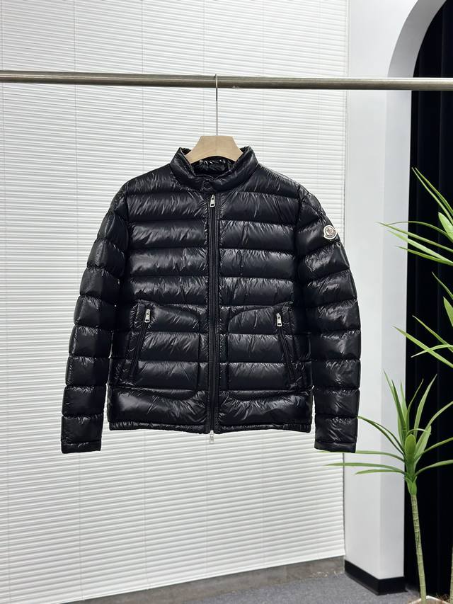 Moncer 蒙口Acorus 立领男士轻簿羽绒款06款 黑色