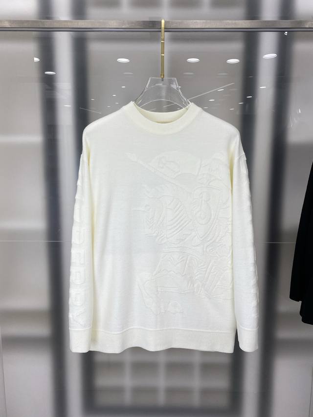 巴宝莉 2025毛衣 2025秋冬最新系列，专柜1:1顶级复刻，全品相！加厚款，时下最流行的老钱风，老板必备单品！懂货的老板赶紧下手， 面料：100%羊毛 尺码