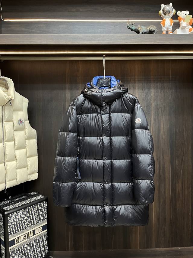 主推羽绒 Moncler 高级滑雪羽绒服 蒙口2025最新款时尚设计师款连帽羽绒外套 长款羽绒服新款滑雪服羽绒外套，90白鹅绒填充，处处细节显工艺足够的高级 结