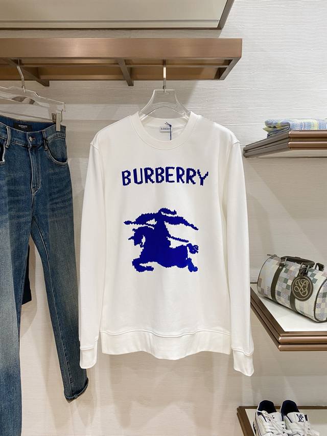Burberry 巴宝莉 2025Fw秋冬新品 基础款休闲圆领卫衣，高端气质型必入的极品款式，一款极具腔调感与魅力的单品！ 细节精致考究，品相一流，时尚宽松型剪